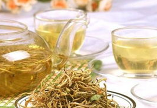 金银花30克,芦根30克,竹叶15克,薄荷10克.图片
