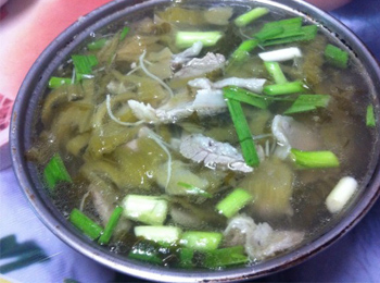 肉丝酸菜汤