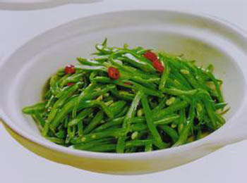 姜末拌豆角_食谱大全_寻医问药食疗养生频道